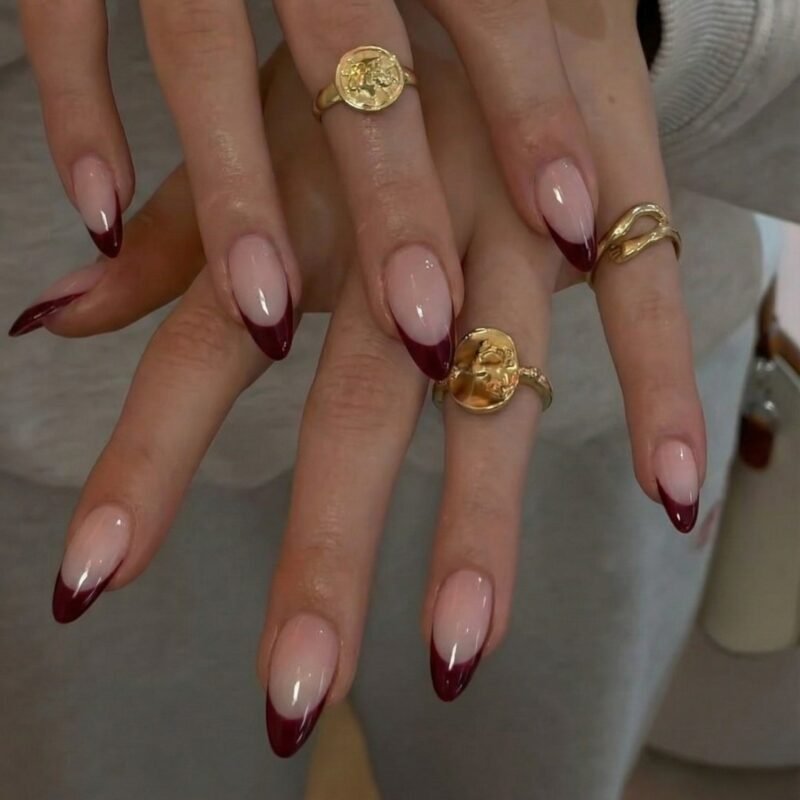 Thick Burgundy French Gellee